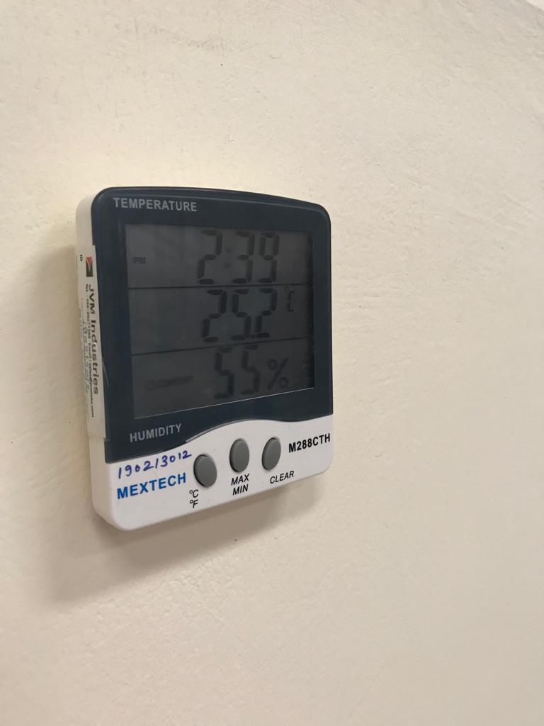 Temperature Monitor for Pharma Warehouse